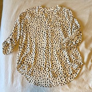 Lush Animal Print Top NWOT
